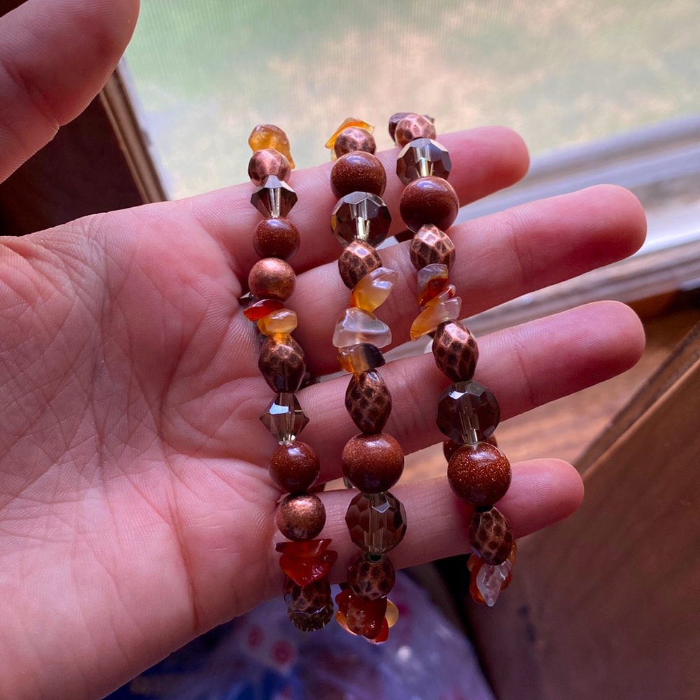 Colorado Copper Stone Jewelry set